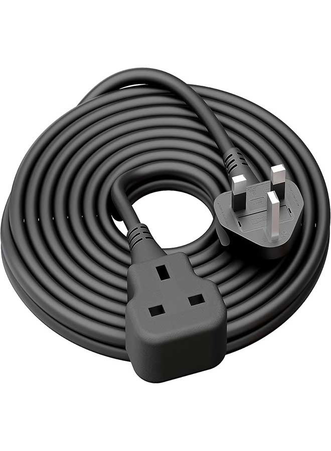 Extension Cord 5 Meter Power Cord Heavy Duty 13A/3250W UK 3 Pin Extension Cable 1 Way Plug Extension Lead With Fireproof for Home Renovation/Travel